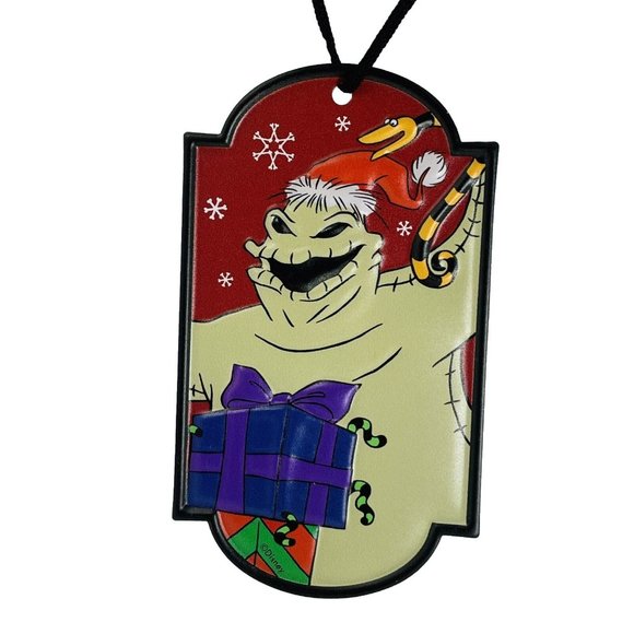 Oogie Boogie Man Nightmare Before Christmas Metal Embossed Sign Ornament 30th - Picture 2 of 6